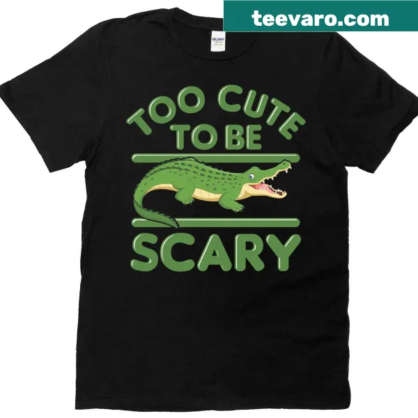 Cute alligator graphic t-shirt