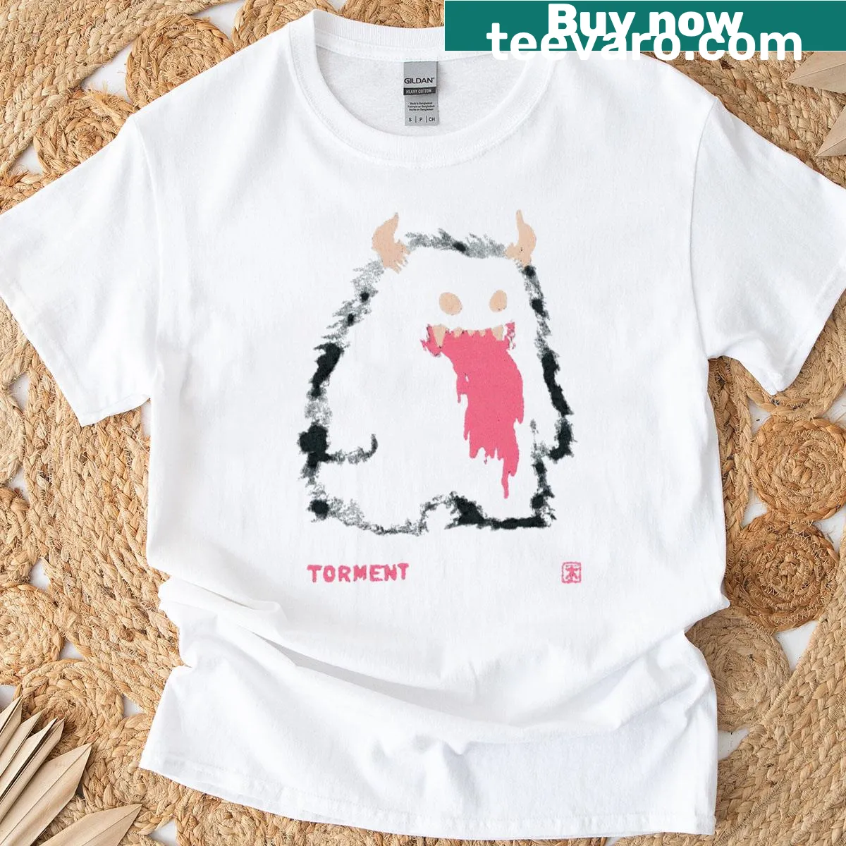 Funny T-shirt with the phrase 'Torment Munchkin' — on a men's t-shirt