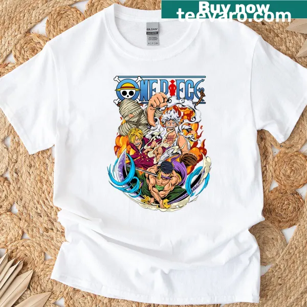 Vector design T-shirt inspired by One Piece anime