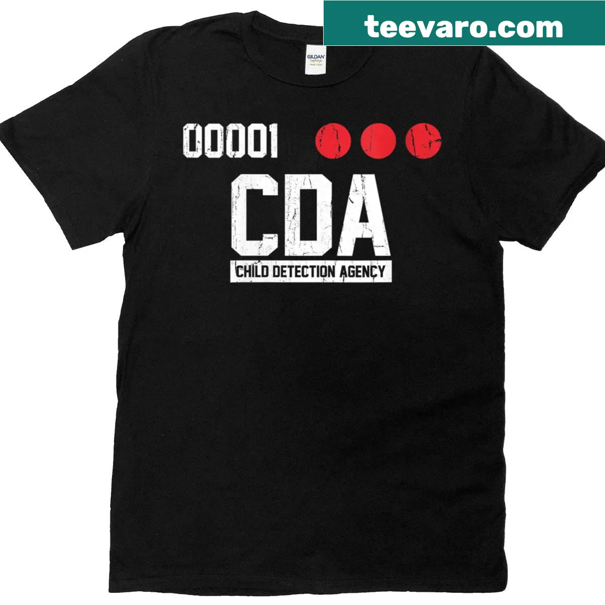 Child Detection Agency Monsters Team T-shirt for women — on a men's t-shirt