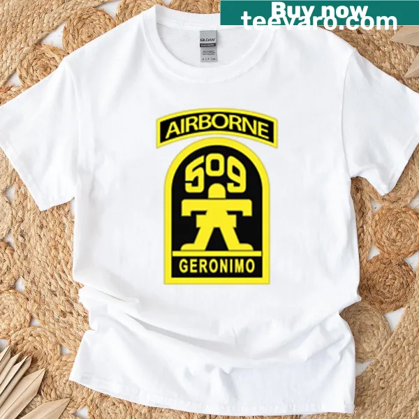 509th Airborne Infantry t-shirt with patch design