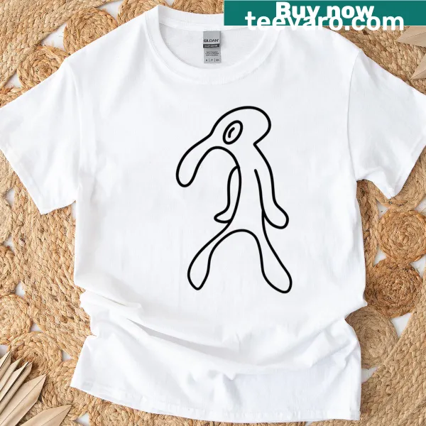 Abstract Squidward painting T-shirt inspired by Spongebob