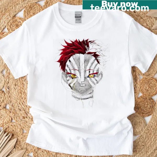Akaza the Third Demon illustration t-shirt