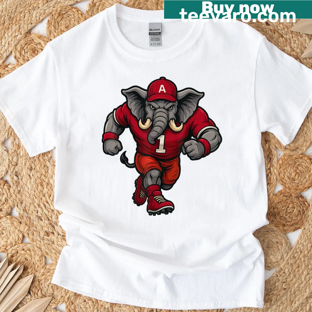 Vintage Alabama State t-shirt for men, women, and kids — on a men's t-shirt