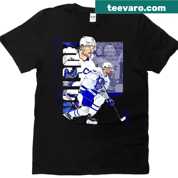Artistic illustration of Auston Matthews hockey player