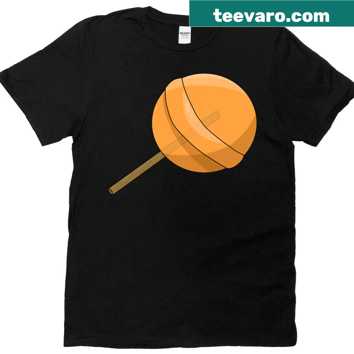 Kawaii t-shirt featuring a cute lollipop graphic — on a men's t-shirt