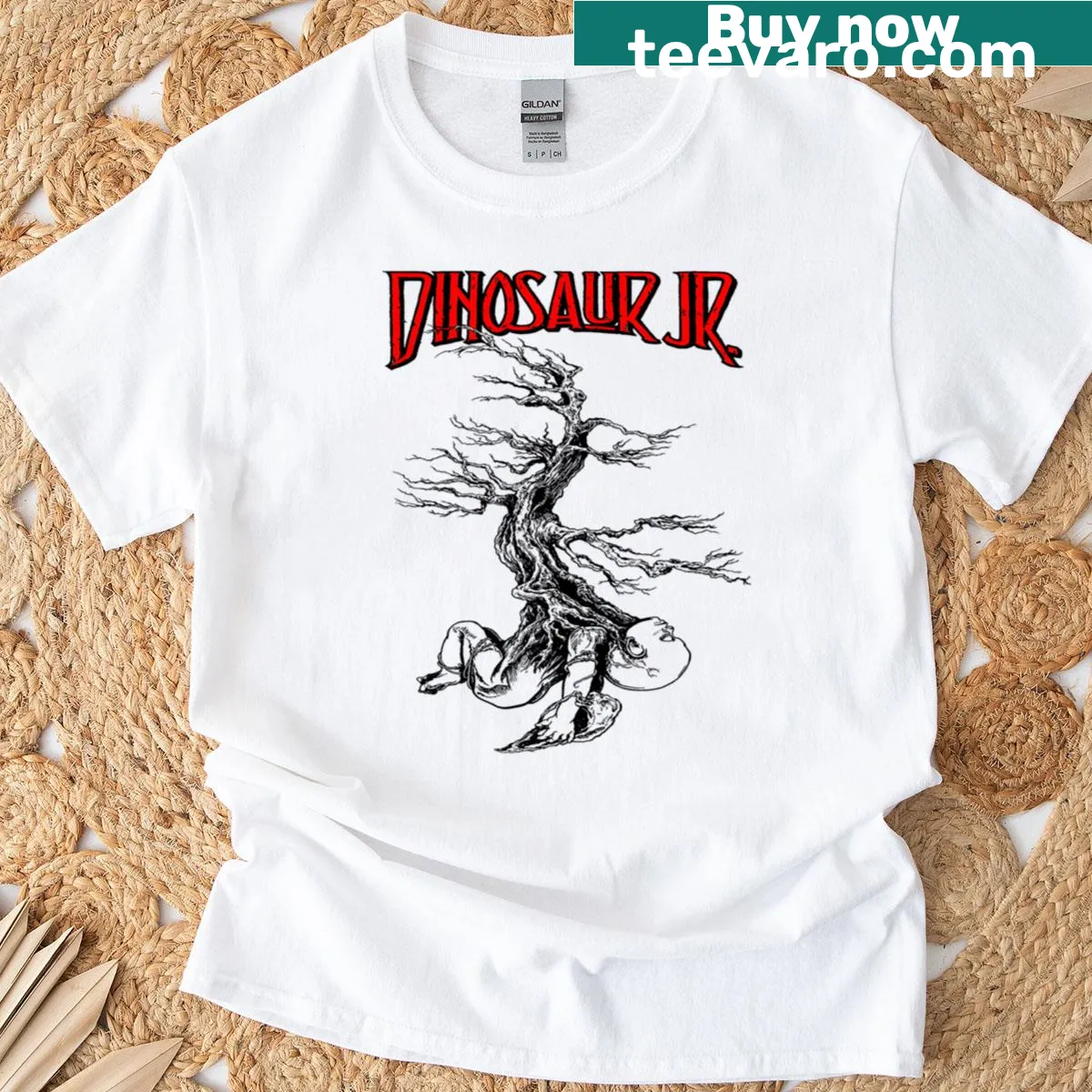 Rock T-shirt dedicated to the Human Roots Band — on a men's t-shirt