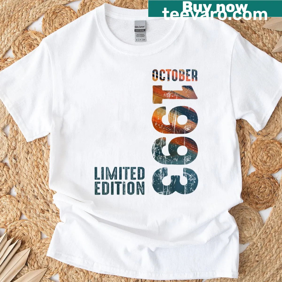 Vintage 1993 T-shirt with retro typography and nostalgic appeal — on a men's t-shirt