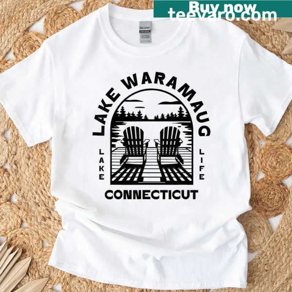Vintage T-shirt featuring Lake Waramaug in Connecticut