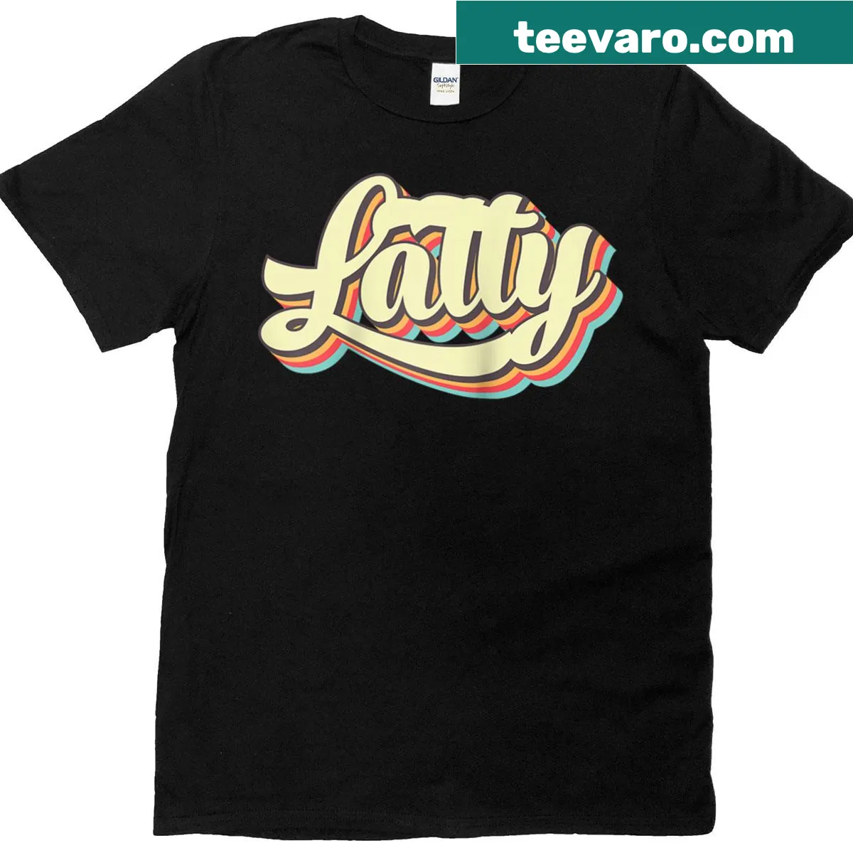 Vintage baseball font graphic on a raglan T-shirt — on a men's t-shirt