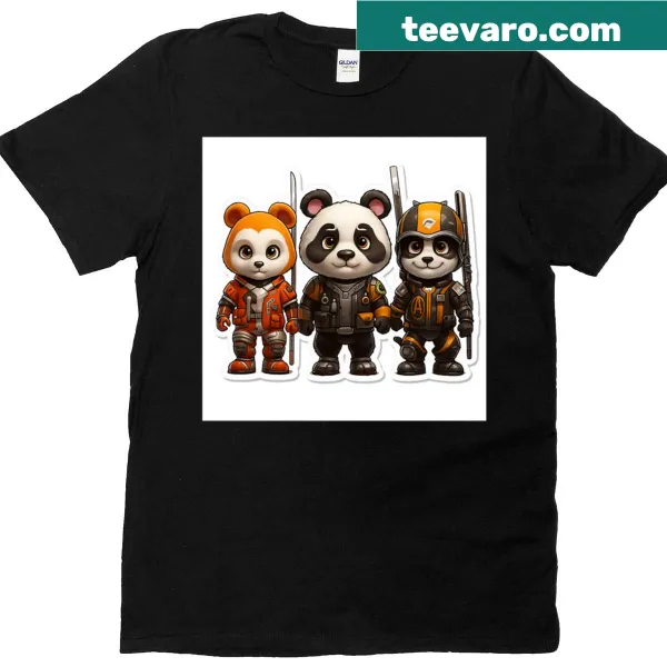Illustrative T-shirt with 'Little Warriors' design