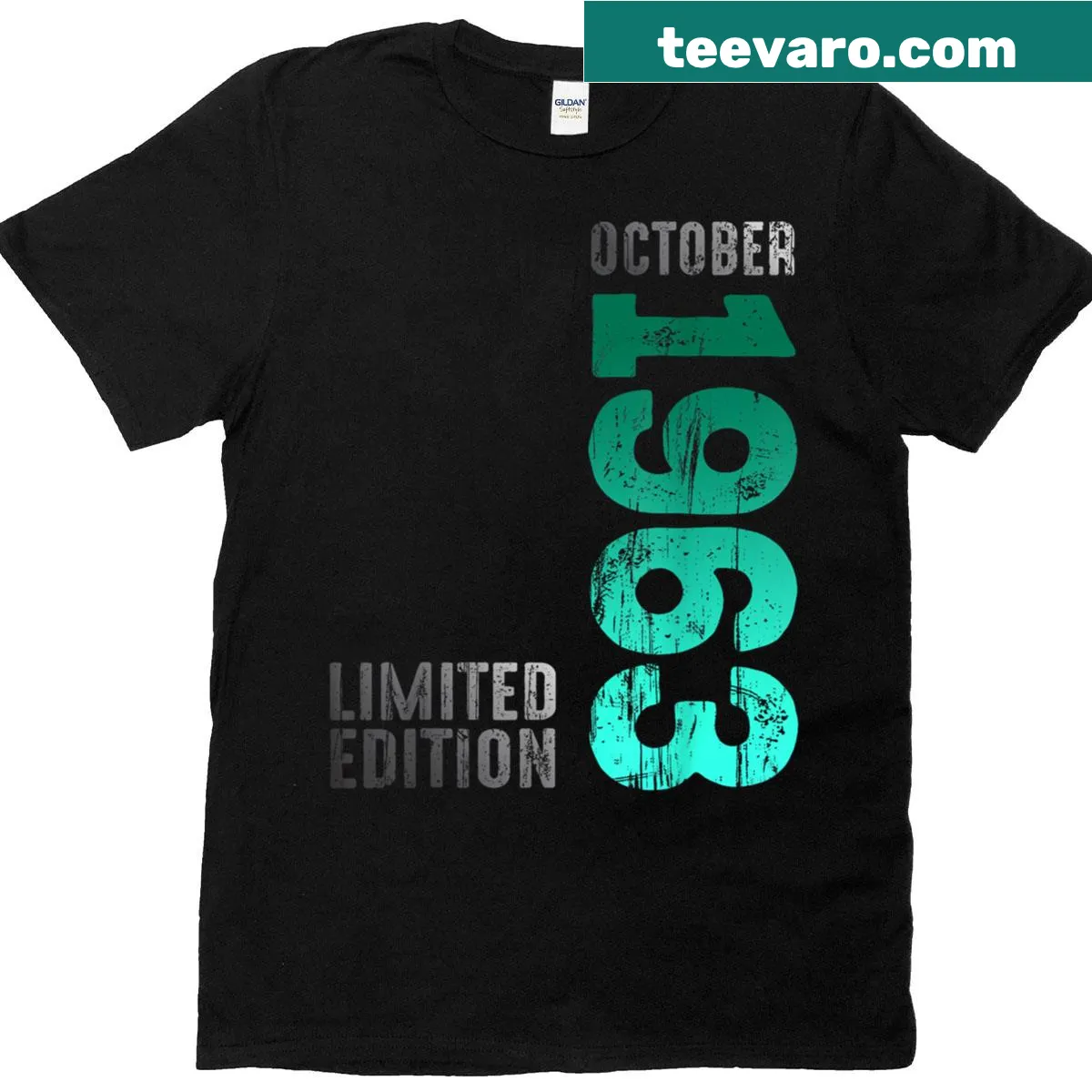 Retro T-shirt celebrating October 1963 — on a men's t-shirt