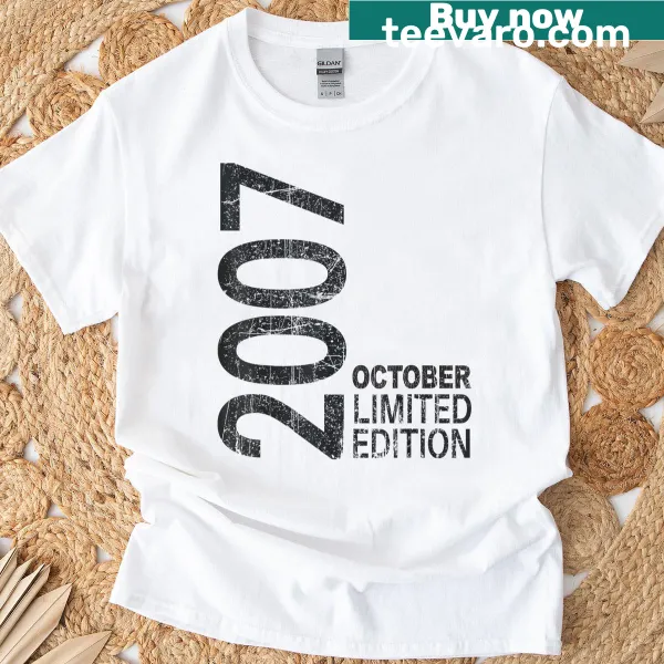 Retro T-shirt with 'Awesome 2007' text