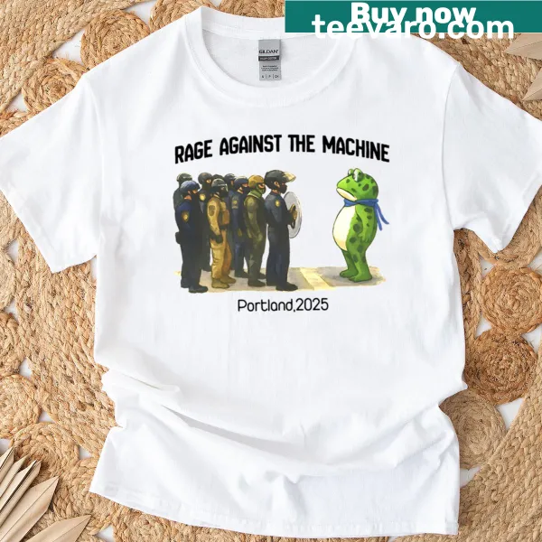 Frog art T-shirt inspired by Rage Against The Machine
