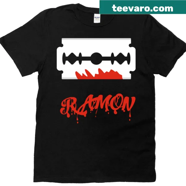 Illustration of Razor Ramon Scott Hall on a T-shirt
