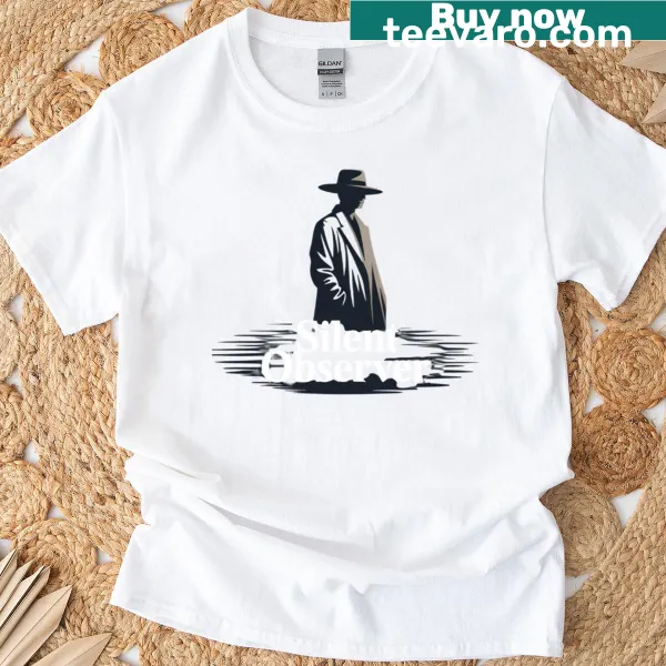 Minimalist T-shirt with dark line-art design for aesthetic souls.