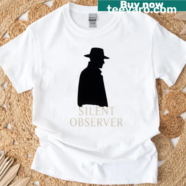 Tranquil graphic of a silent observer in nature