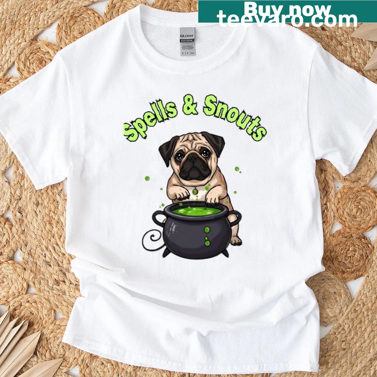 Charming graphic of various animal snouts — on a men's t-shirt