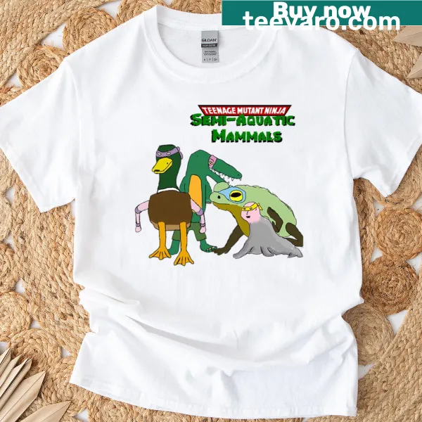 Nostalgic graphic inspired by semi-aquatic mammals