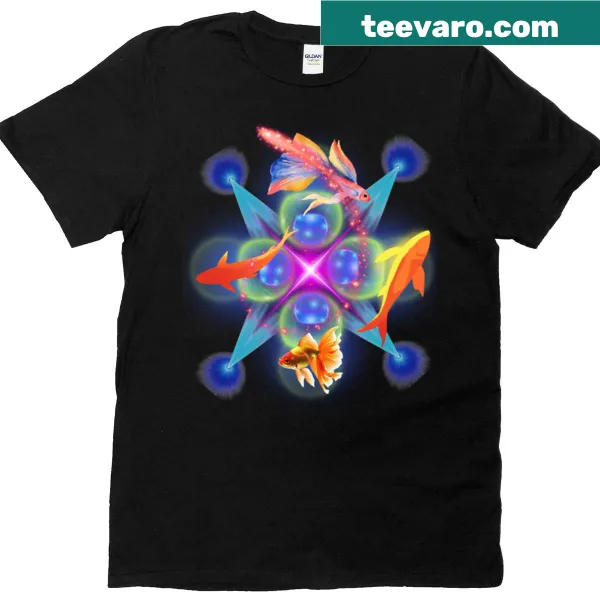 Illustrative t-shirt featuring guardians of a new dimension