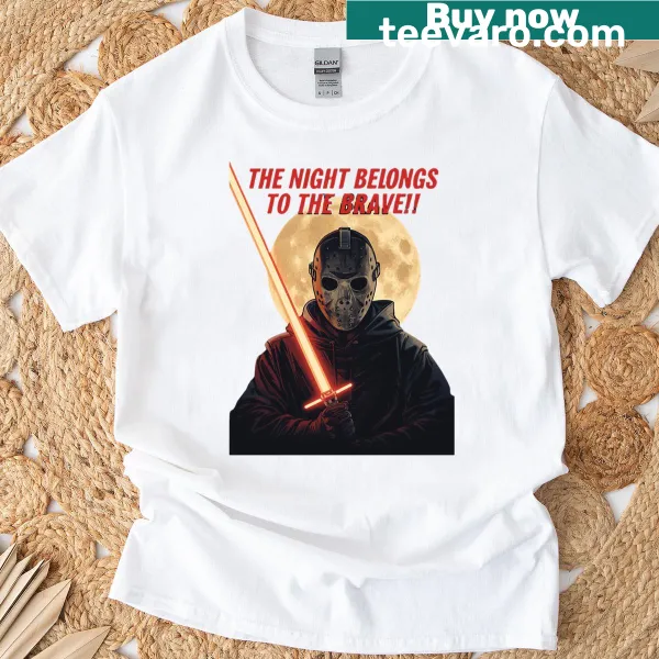 Bold dark sci-fi horror art design on a T-shirt