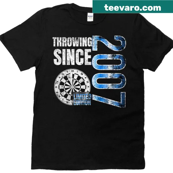Vintage-style T-shirt celebrating throw-ready enthusiasts since 2007.