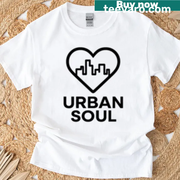 Urban themed T-shirt with bold typography design
