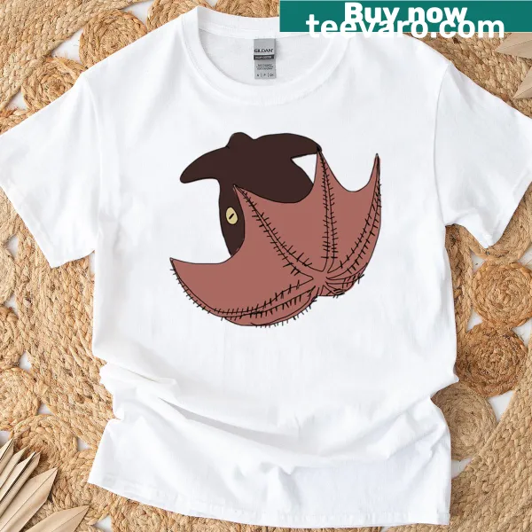 Illustrated vampire squid on a casual tee