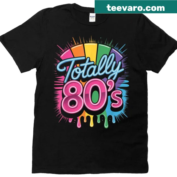 Playful vintage 1980s music party t-shirt