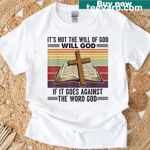 Vintage 70s Christian-themed shirt with retro typography and meaningful message