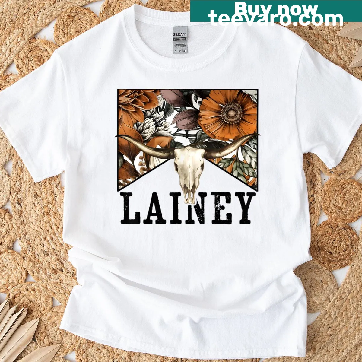 Vintage-style T-shirt featuring the name Lainey — on a men's t-shirt