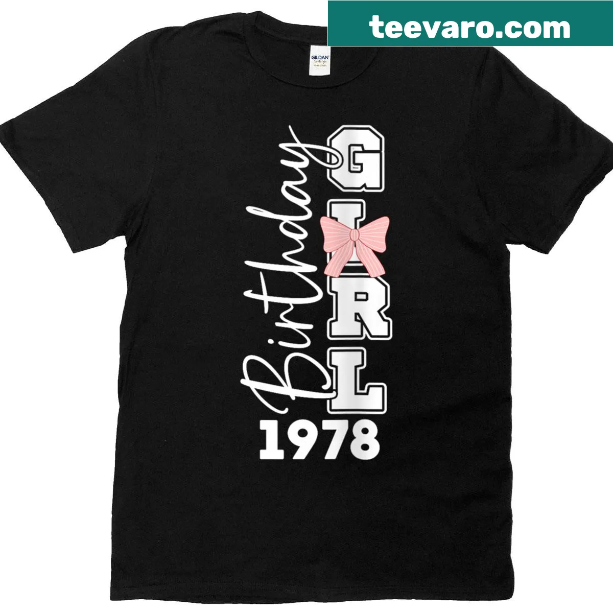 Vintage Women's 1978 birthday design T-shirt with fun graphics — on a men's t-shirt
