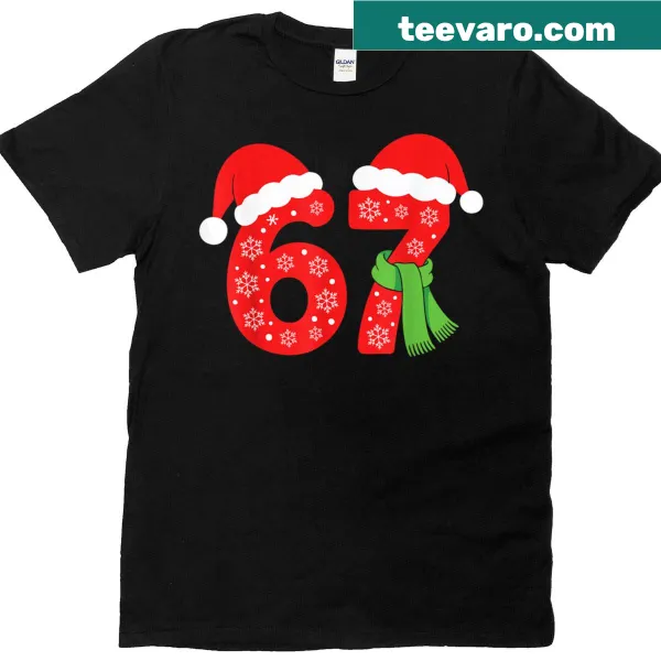 Funny Christmas meme t-shirt with snowflakes for kids and teens