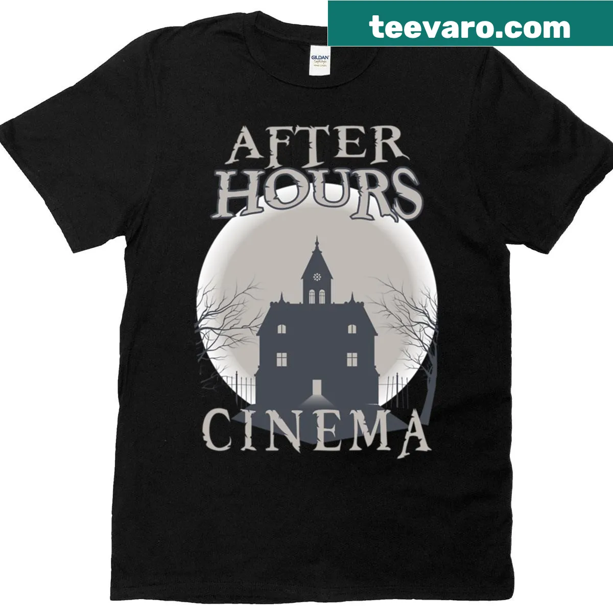 T-shirt featuring the AHC Flagship logo in a bold design — on a men's t-shirt