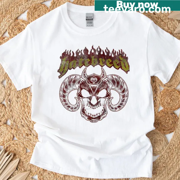 Artistic Hatebreed t-shirt featuring bold band-inspired imagery