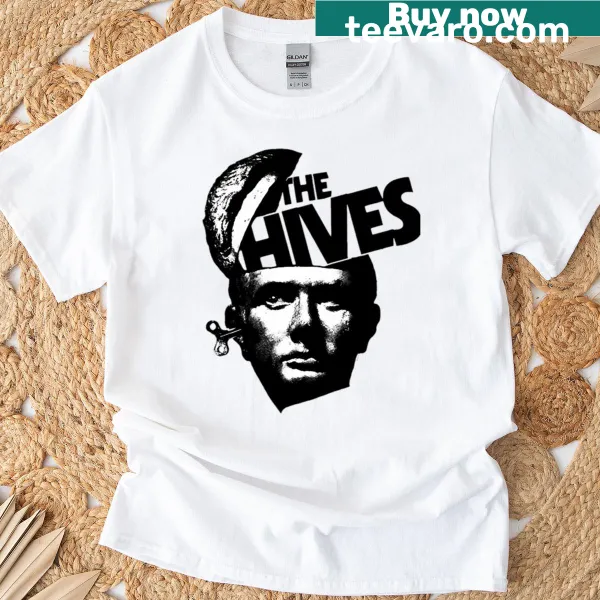 Artistic t-shirt featuring The Hives design