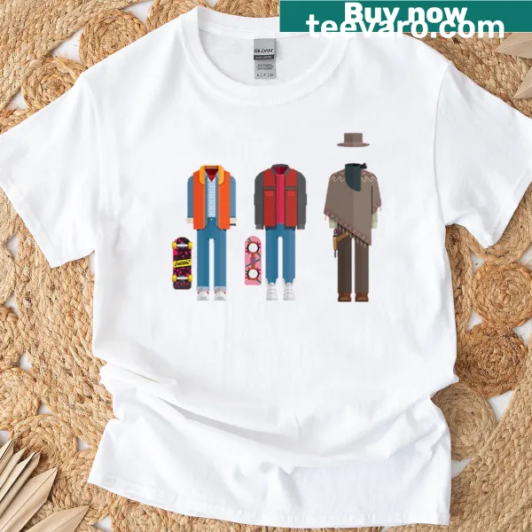 T-shirt featuring Back To The Future graphic design