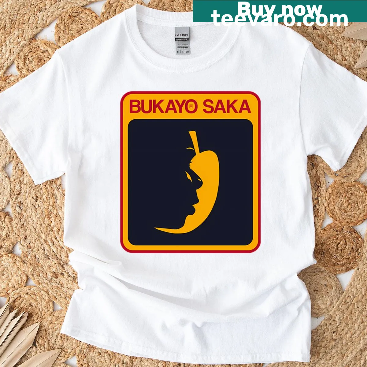 Playful chili pepper graphic on a T-shirt — on a men's t-shirt