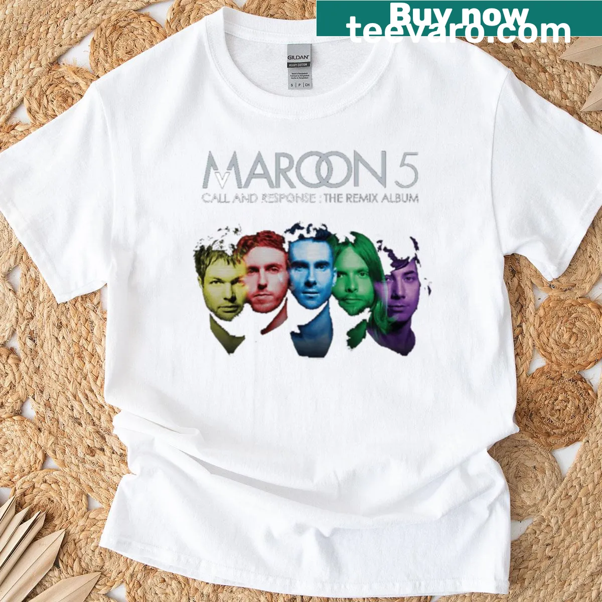 Inspirational music-themed T-shirt — on a men's t-shirt