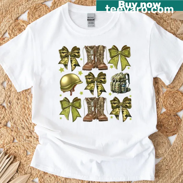 Camouflage bow hunting silhouette t-shirt for women