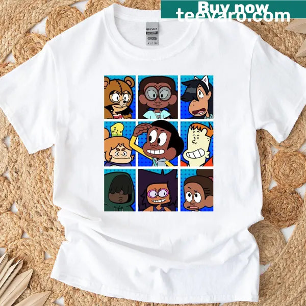 Illustrated graphic t-shirt inspired by 'Craig Of The Creek' featuring adventure themes.