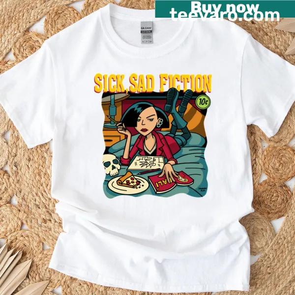 Typographic T-shirt featuring quotes from Daria
