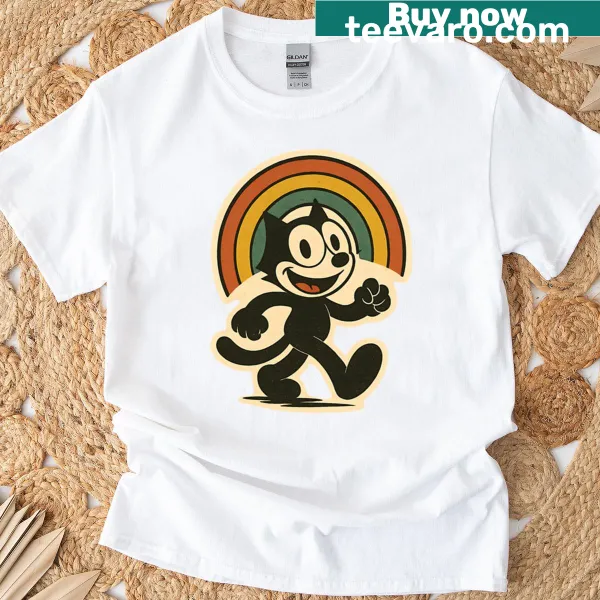 Vintage 60s Felix the Cat comic graphic t-shirt