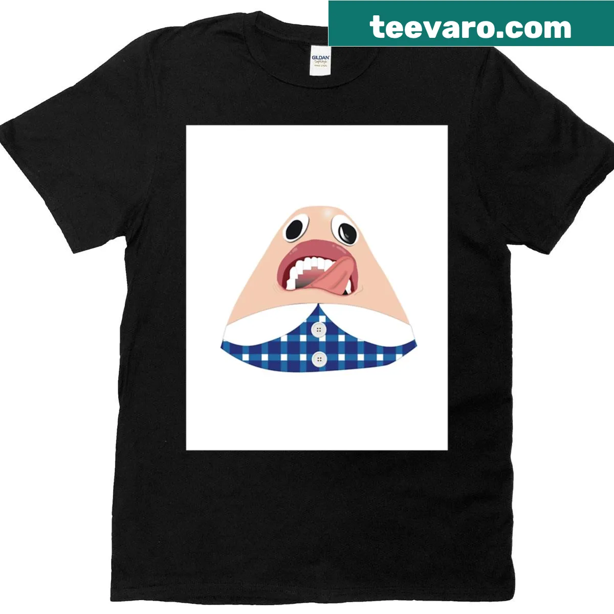 Graphic T-shirt featuring vector design of Sussie from Gumball — on a men's t-shirt