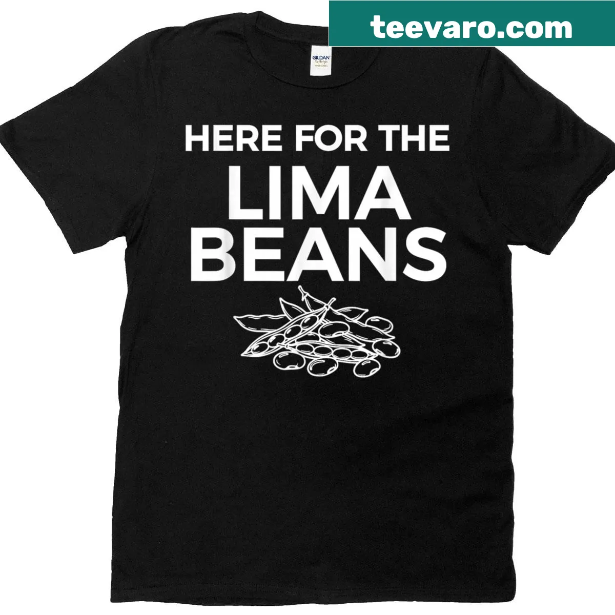 Funny family matching Thanksgiving Lima Beans t-shirt — on a men's t-shirt