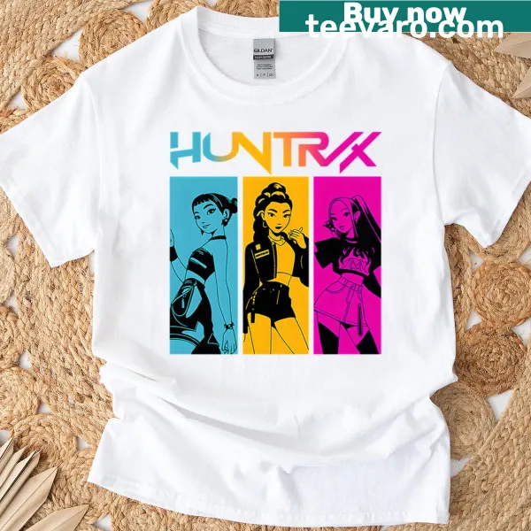 Oversized K-Pop themed t-shirt celebrating Huntrix Girls