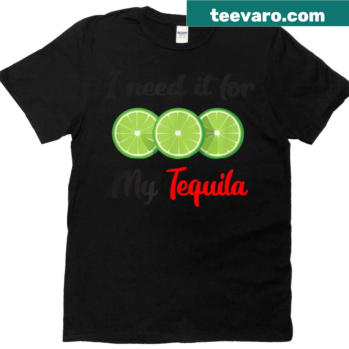 Boho style graphic t-shirt with tequila and lime illustration — on a men's t-shirt