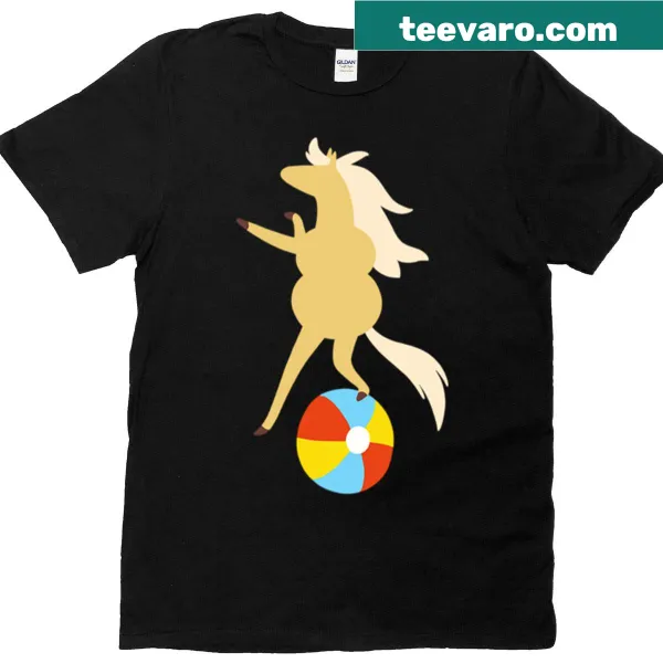 Cartoon James Baxter from Adventure Time on a t-shirt