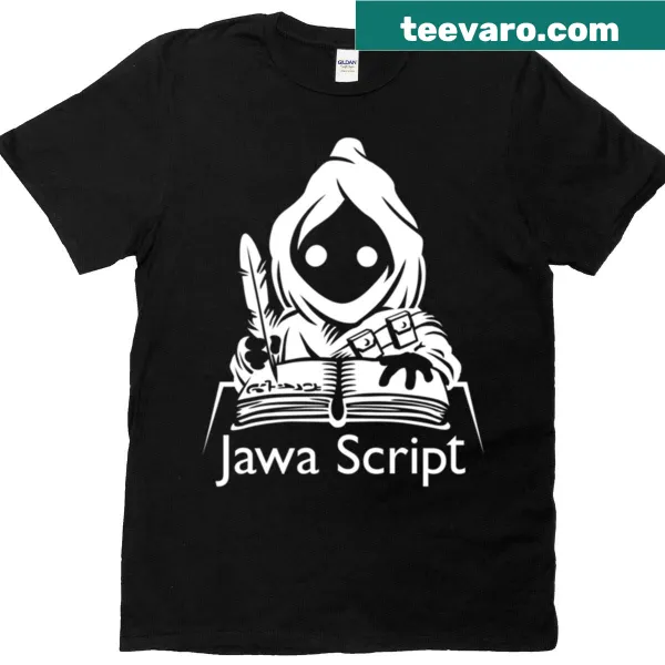 T-shirt featuring unique design inspired by Jawa script