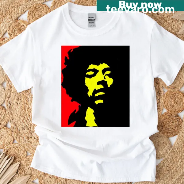 Vintage tribute t-shirt featuring Jimi music icon